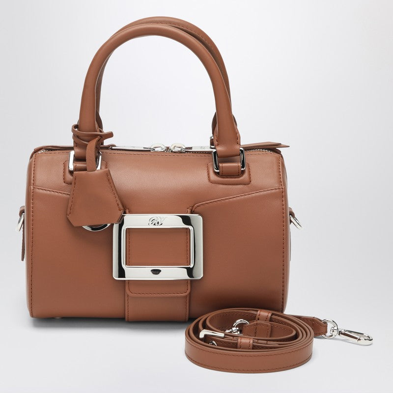 ROGER VIVIER Bolso Bowling Belle Vivier en color coñac