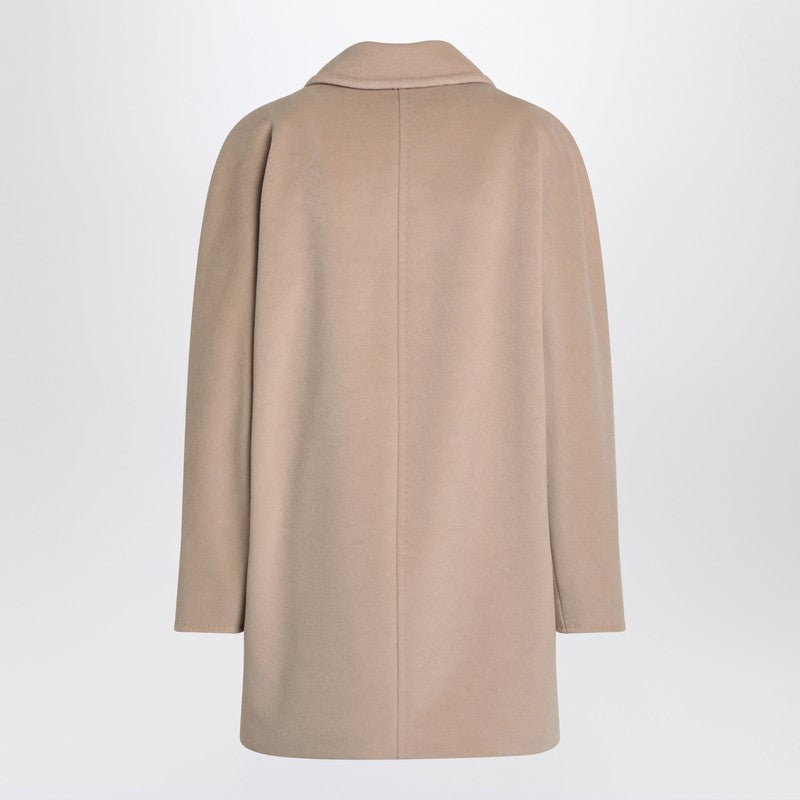 Max Mara Icon short coat in écru wool and cashmere