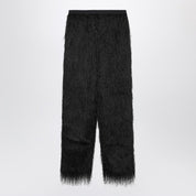 Black Reed Fringed Trousers — LouLou De Saison