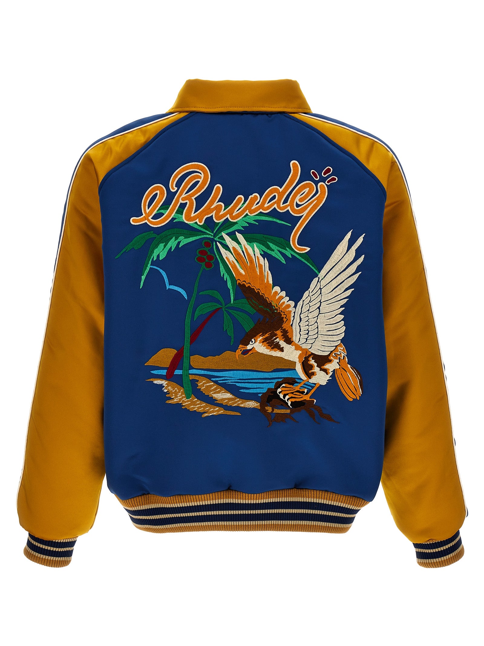 Rhude Palm Eagles Souvenir Bomber Jacket — Jackets