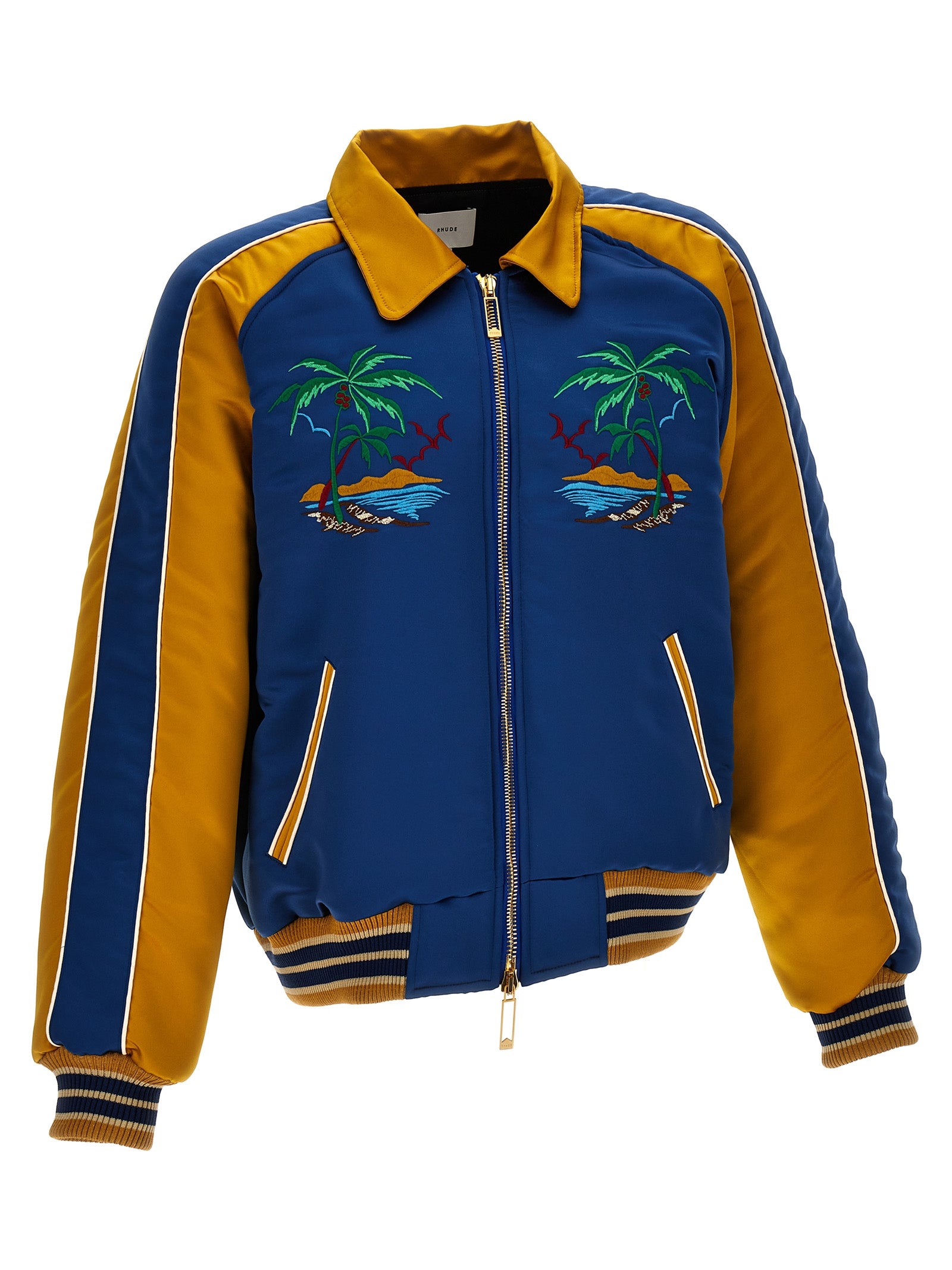 Rhude Palm Eagles Souvenir Bomber Jacket — Jackets