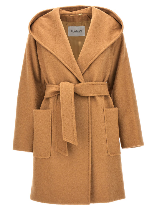 Max Mara Rialto Coat — Wrap Camel Coat for Women