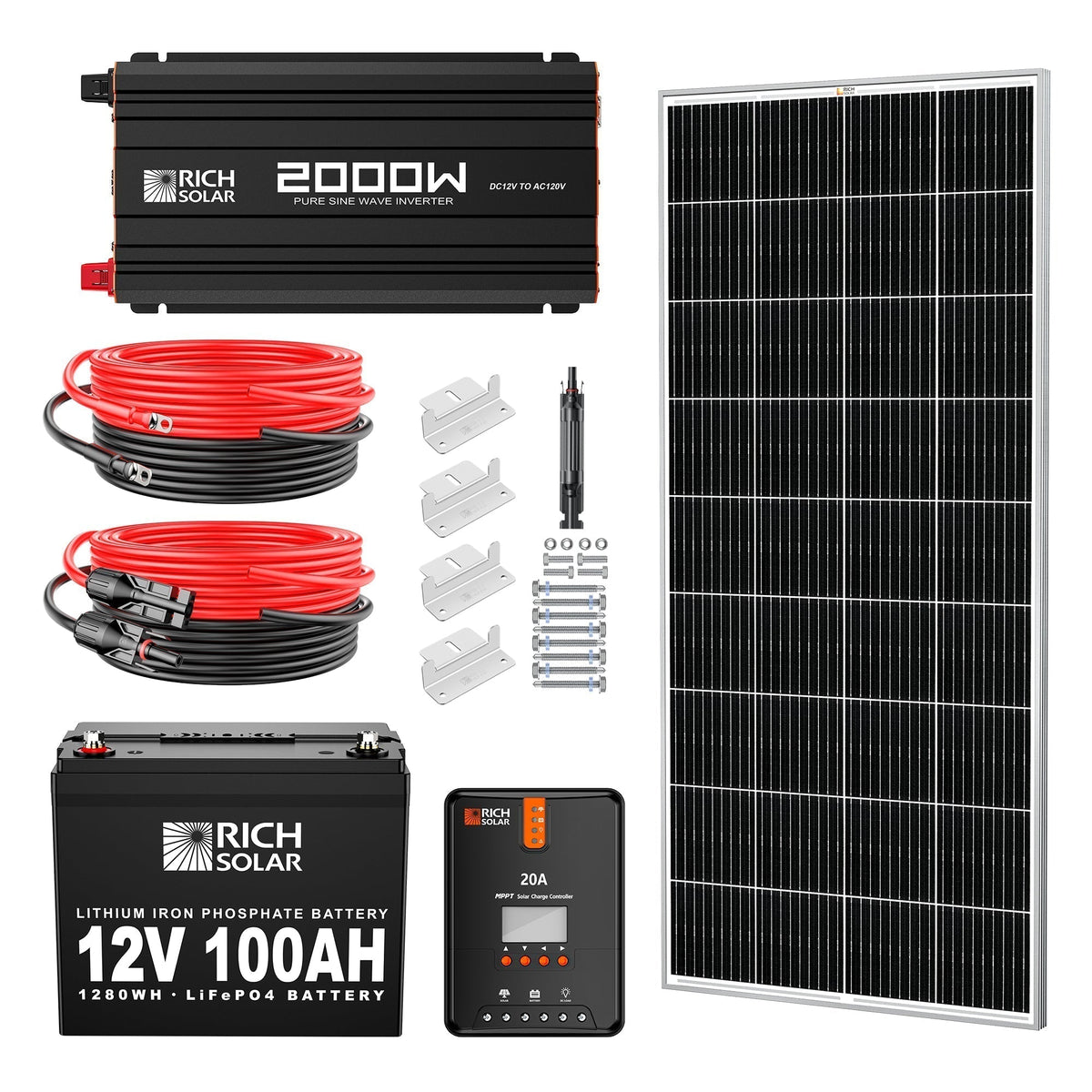 400 Watt Complete Solar Kit