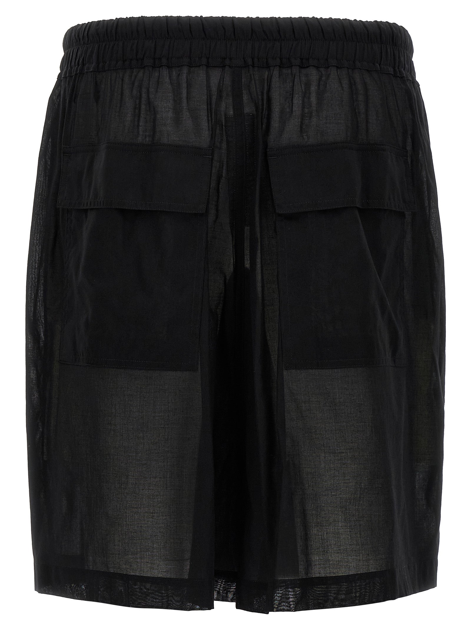 Rick Owens Kiltshorts Bermuda Shorts — Black Short Trousers