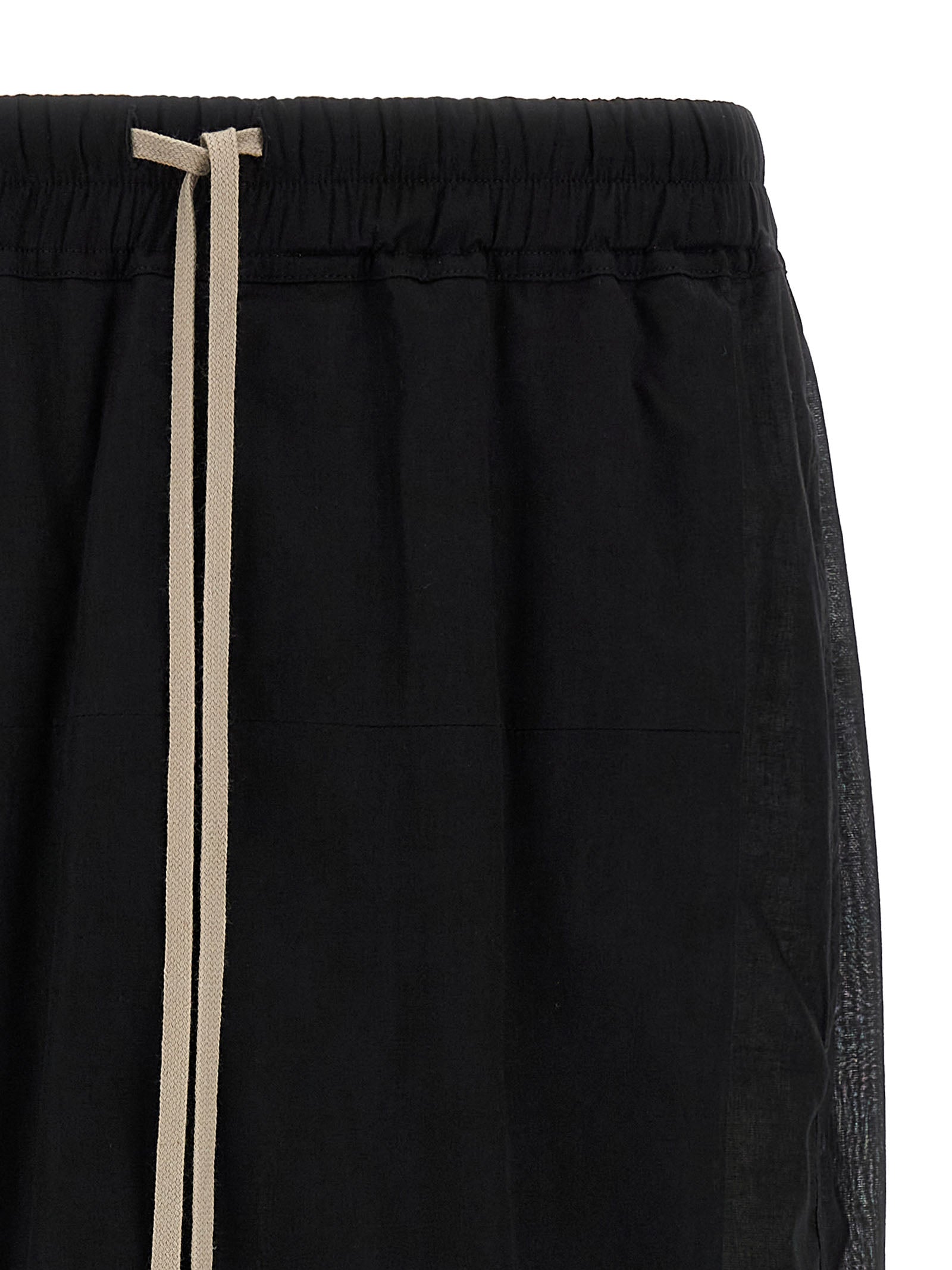 Rick Owens Kiltshorts Bermuda Shorts — Black Short Trousers