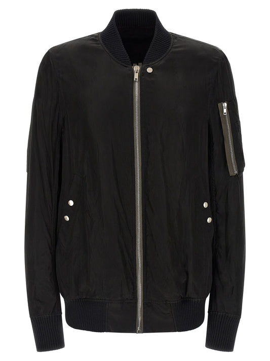 Rick Owens Bomber Jacket — Classic Flight (Black)