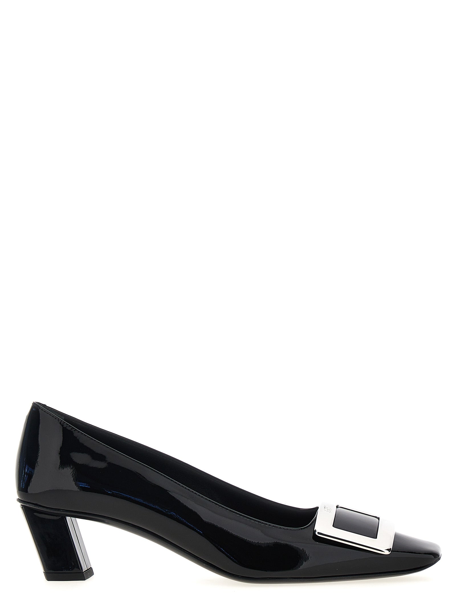Roger Vivier Belle Vivier Pumps — Patent Black Pumps
