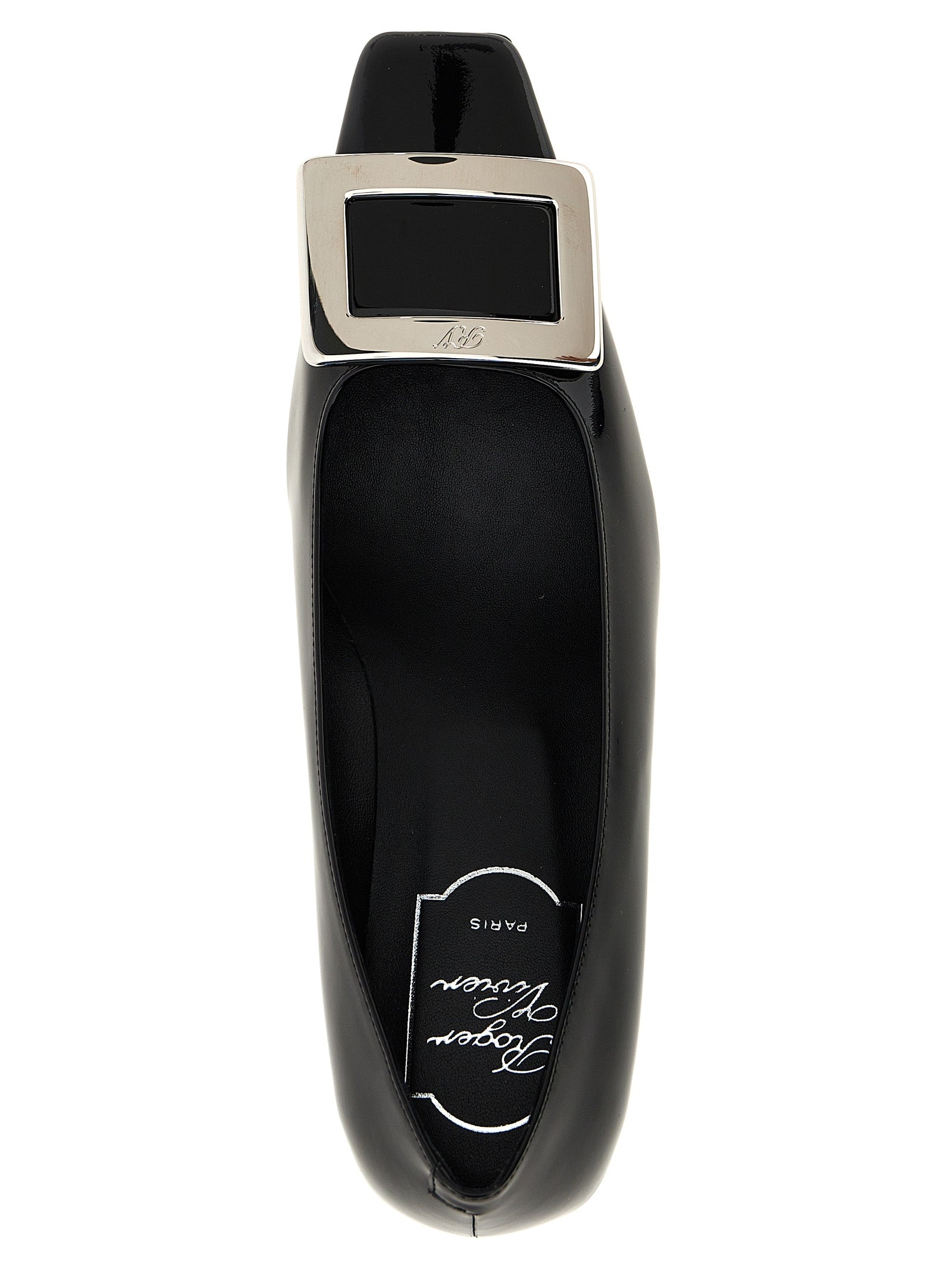 Roger Vivier Belle Vivier Pumps — Patent Black Pumps