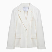 Margaux Lönnberg White Ryder single-breasted wool blend jacket