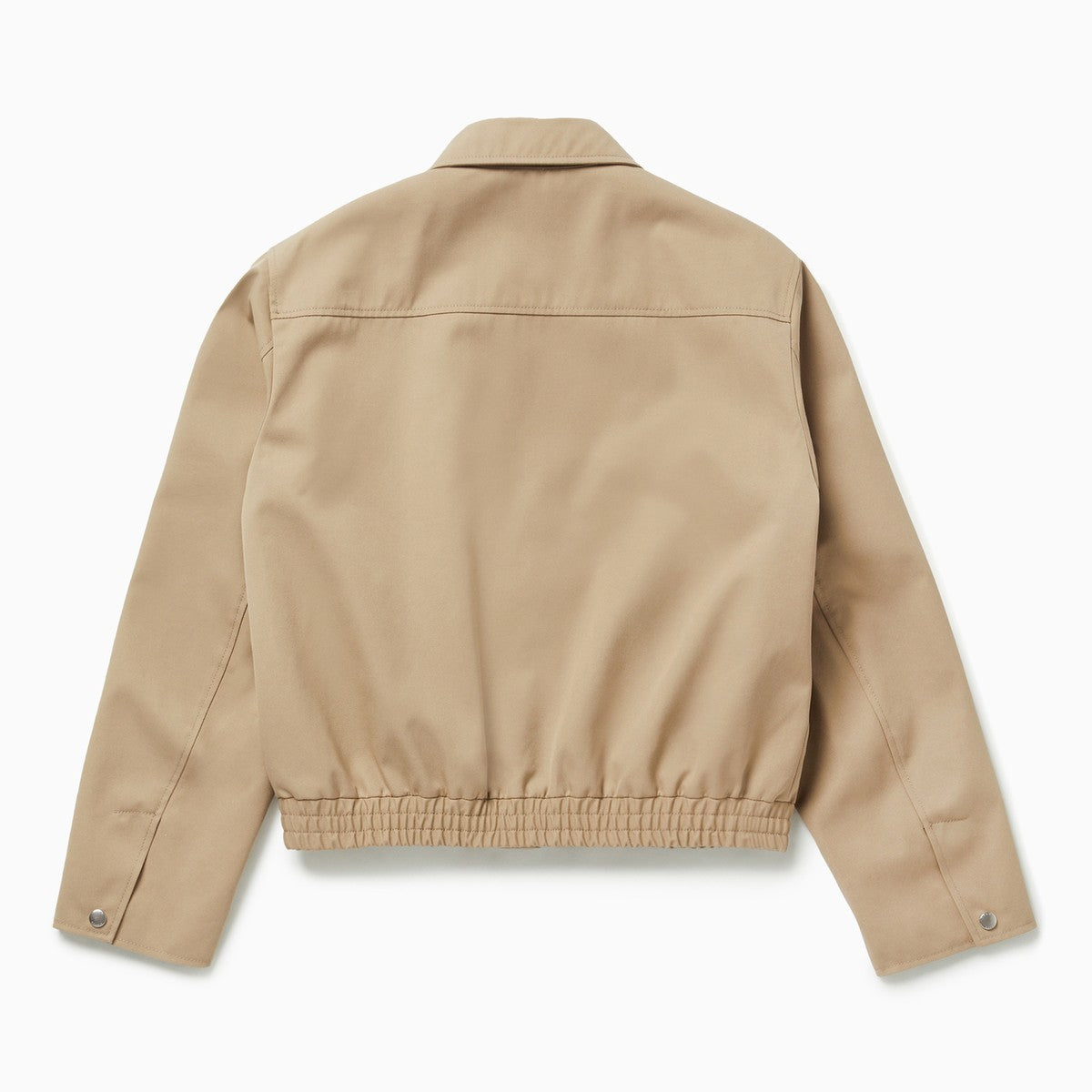 1989 STUDIO Light zip-up jacket in beige cotton blend