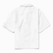 Chemise de bowling blanche à rayures STUDIO 1989