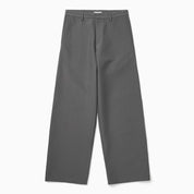 1989 STUDIO Curved flared pants in Dark Grey