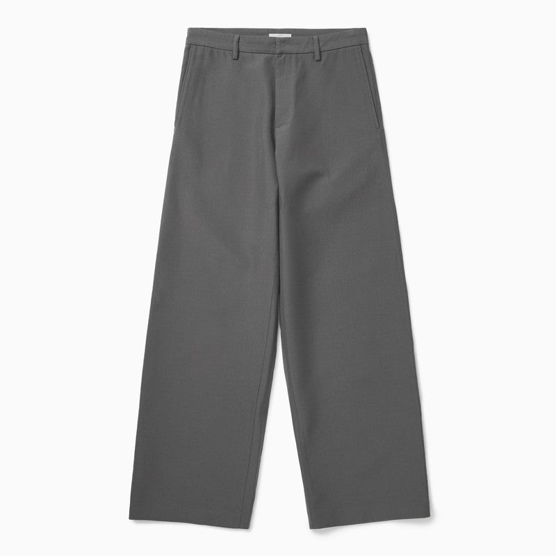 1989 STUDIO Curved flared pants in Dark Grey