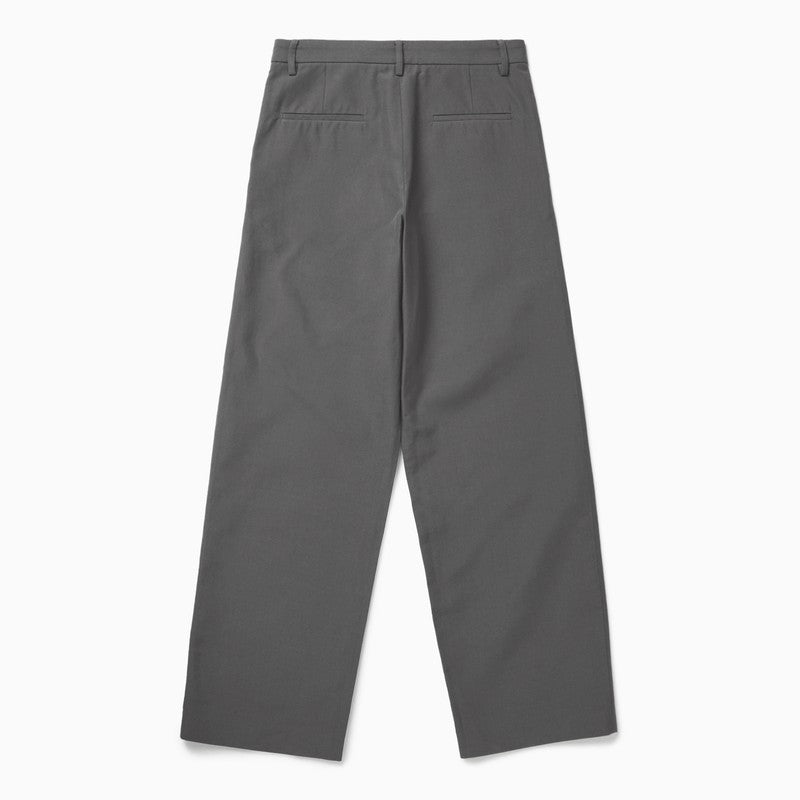 1989 STUDIO Curved flared pants in Dark Grey