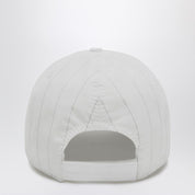 1989 Studio White striped baseball cap