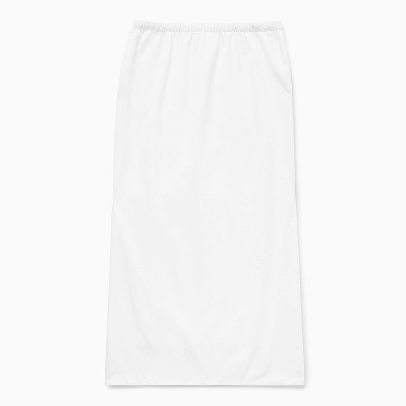 1989 STUDIO Long asymmetric skirt white