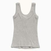 1989 STUDIO Light grey Waffle tank top