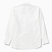 1989 STUDIO Striped l/s shirt dress white