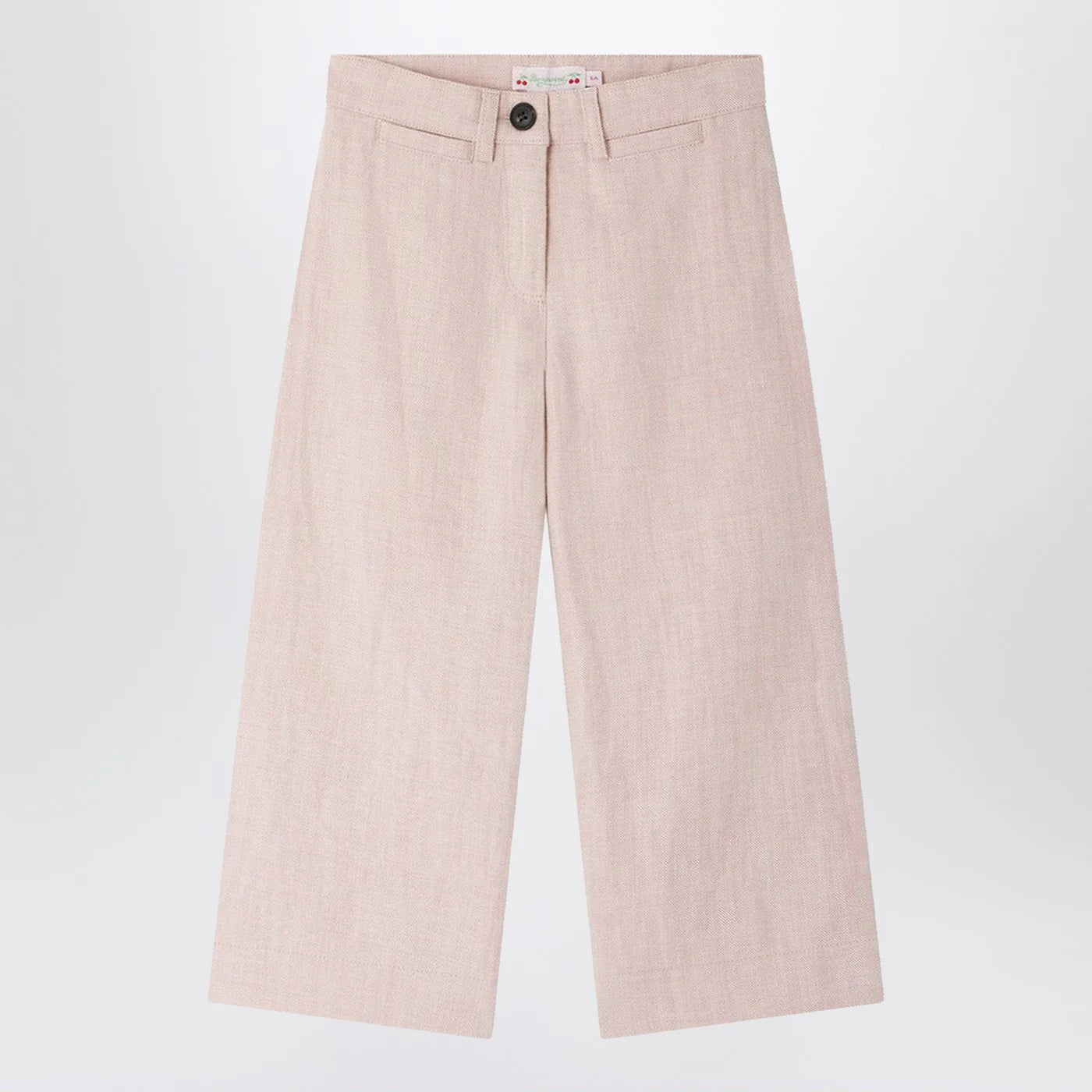 Bonpoint Gersande Pink Linen-Blend Trousers for Women