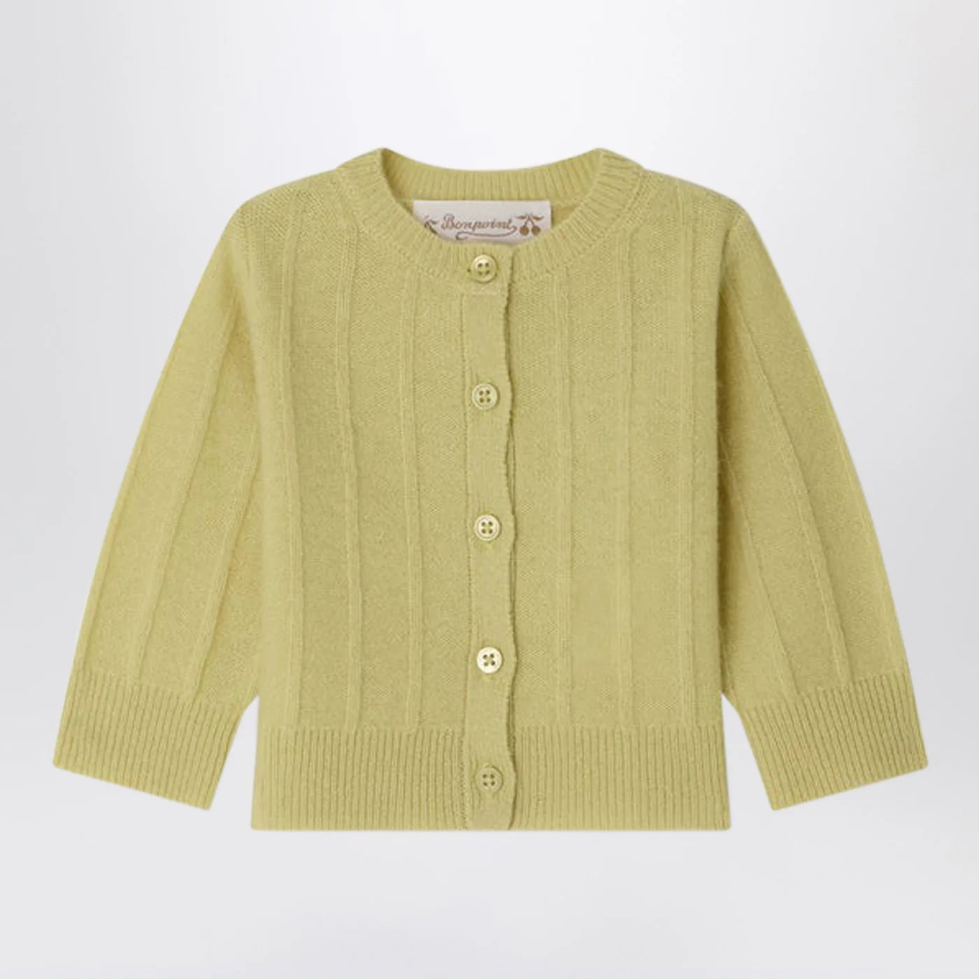 Bonpoint Cashmere Cardigan - Leander Light Green