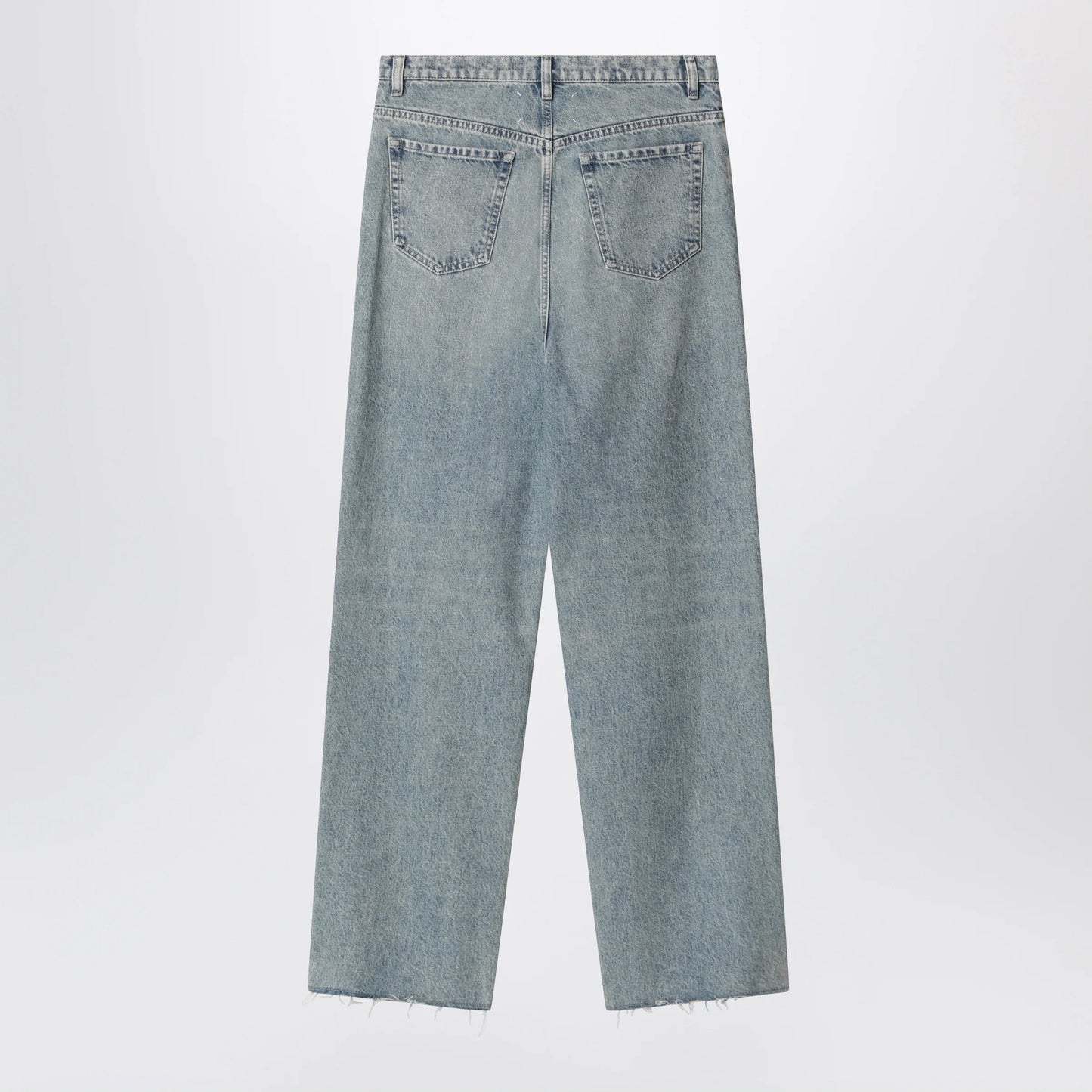 Maison Margiela Wide-leg jeans in cotton in ice blue