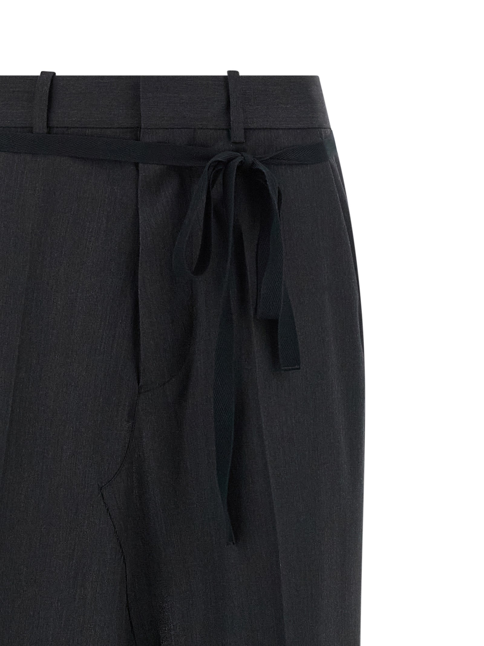 Maison Margiela Skirts — Raw Cut Hem Wool Skirt