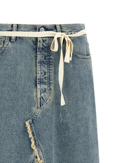 Maison Margiela Raw Hem Denim Skirt