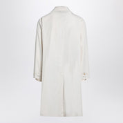 Trench-coat simple boutonnage Maison Margiela en coton ivoire