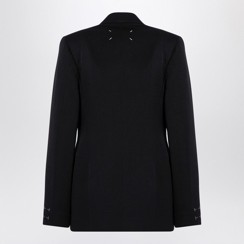 Maison Margiela Black double-breasted wool jacket