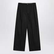 Maison Margiela wide black pants in cotton blend