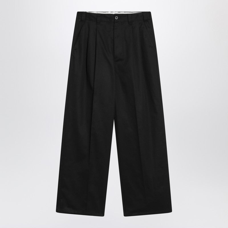 Maison Margiela wide black pants in cotton blend