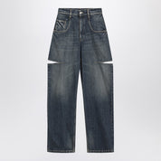 Maison Margiela Blue ripped washed jeans