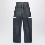 Maison Margiela Blue ripped washed jeans
