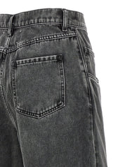 Maison Margiela Cut-out Jeans — Women's Black Denim