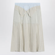 Maison Margiela Beige aloe Anonymity of the lining skirt