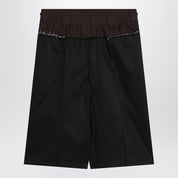 Maison Margiela high‑waist Bermuda shorts — Anonymity lining