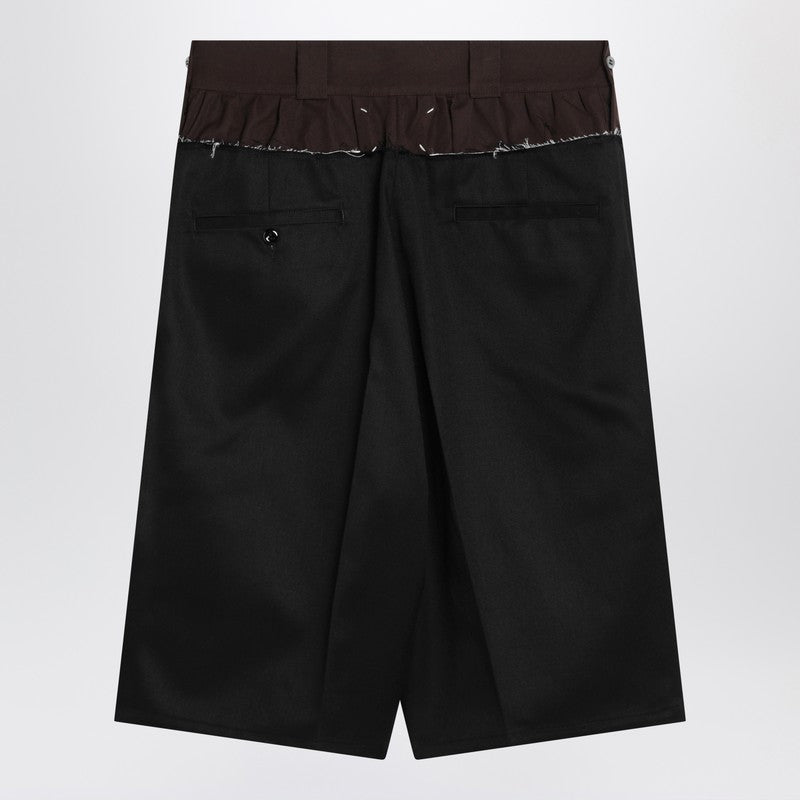 Maison Margiela high‑waist Bermuda shorts — Anonymity lining
