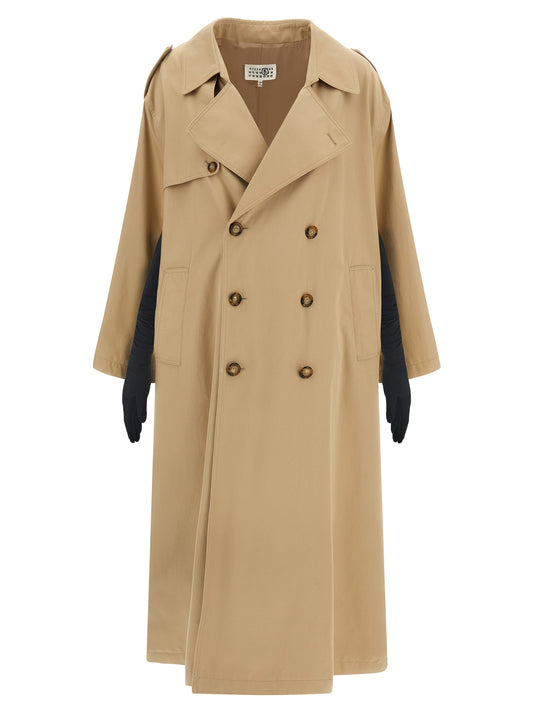 Mm6 Maison Margiela Trench Coat With Gloves | Coats