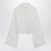 MM6 Maison Margiela White shirt with all-over logo graphic