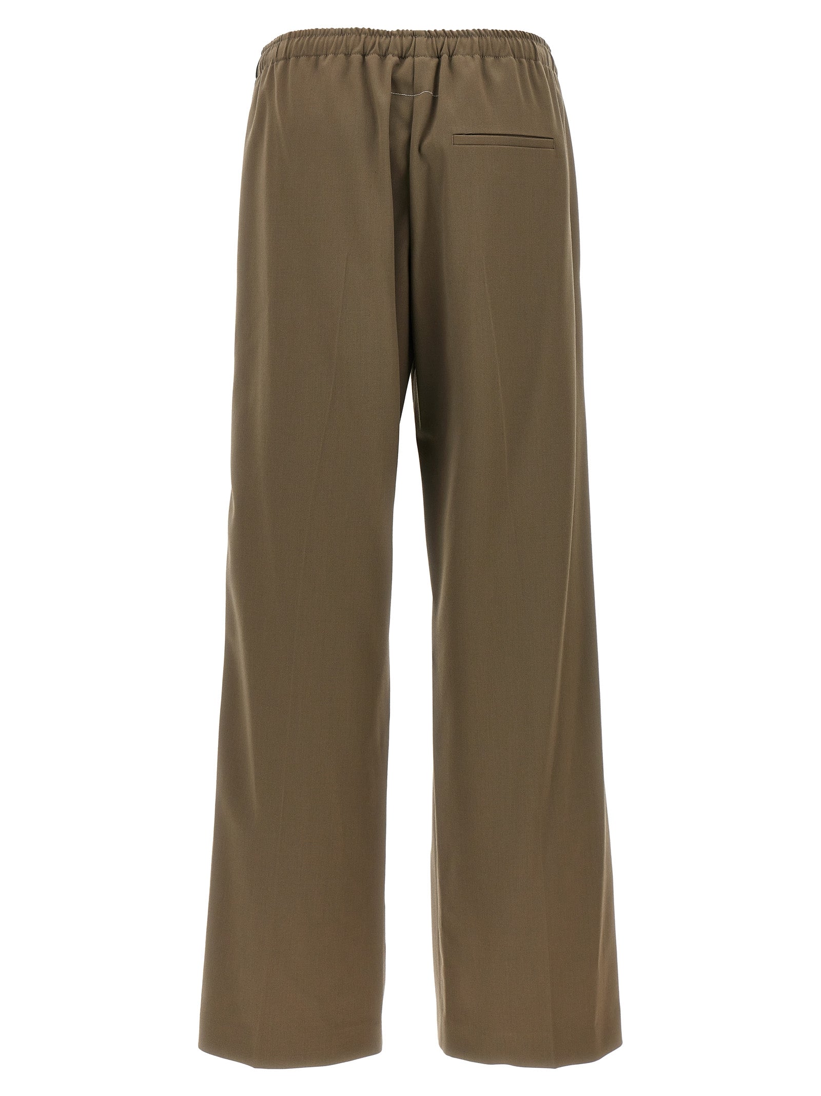 Mm6 Maison Margiela Satin Band Pants