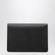 Maison Margiela Black leather credit card holder