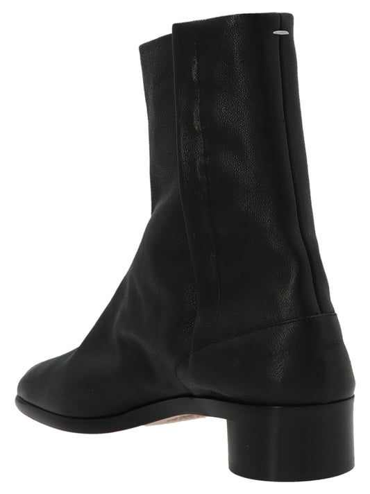 Maison Margiela Tabi Ankle Boots for Men — Black, 30mm