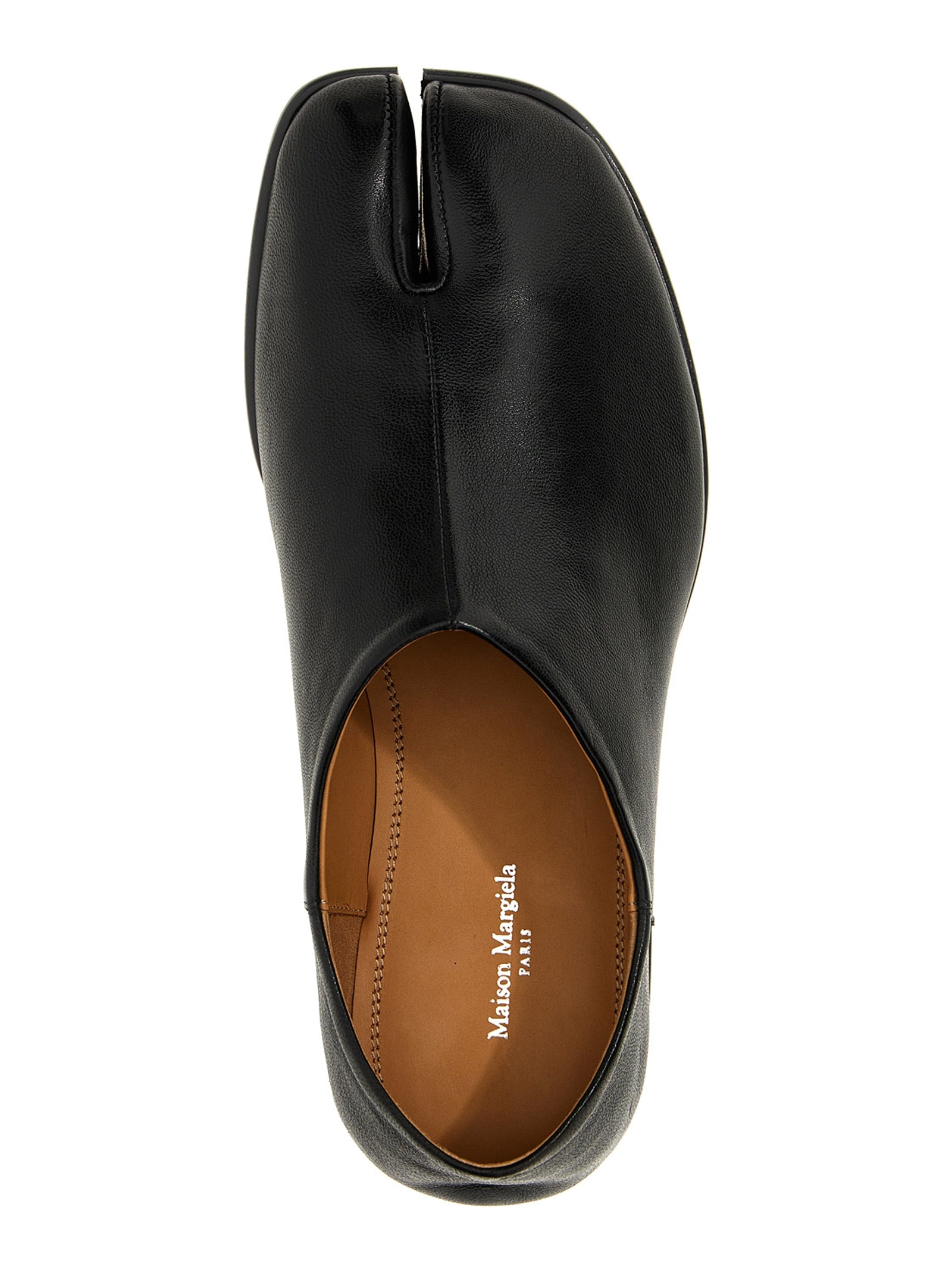 Maison Margiela Tabi Babouche Flat Shoes — Black