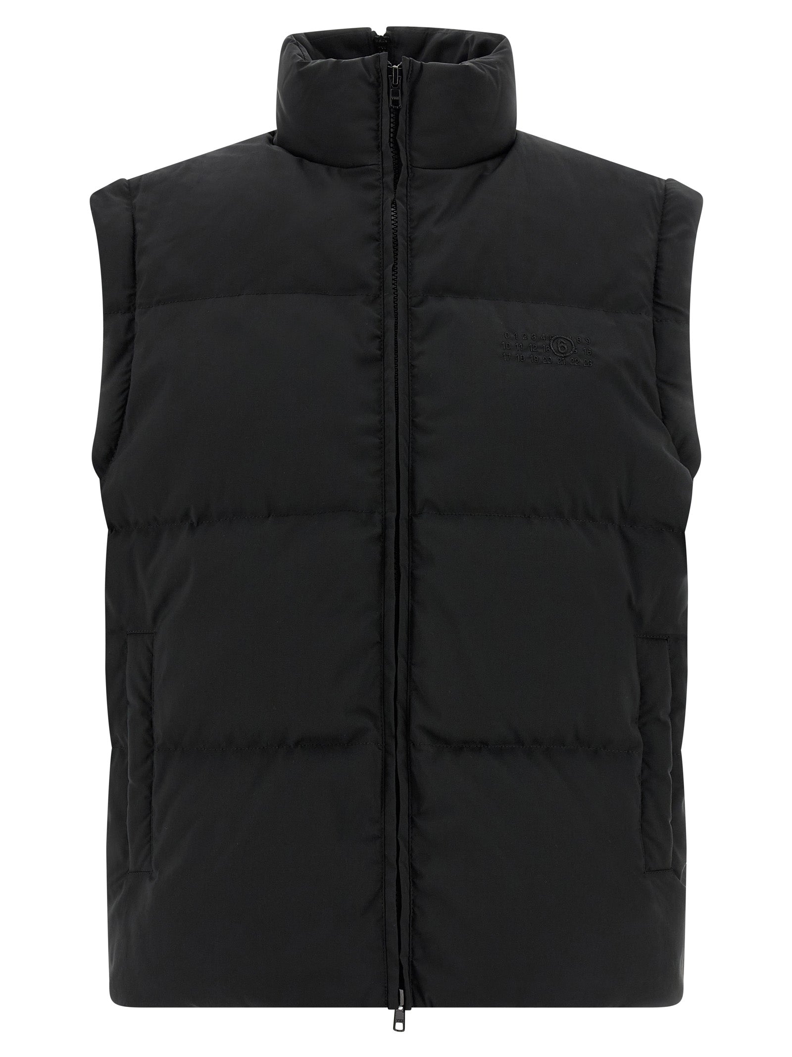 Mm6 Maison Margiela Numeric Signature Mm6 Embroidery Down Jacket