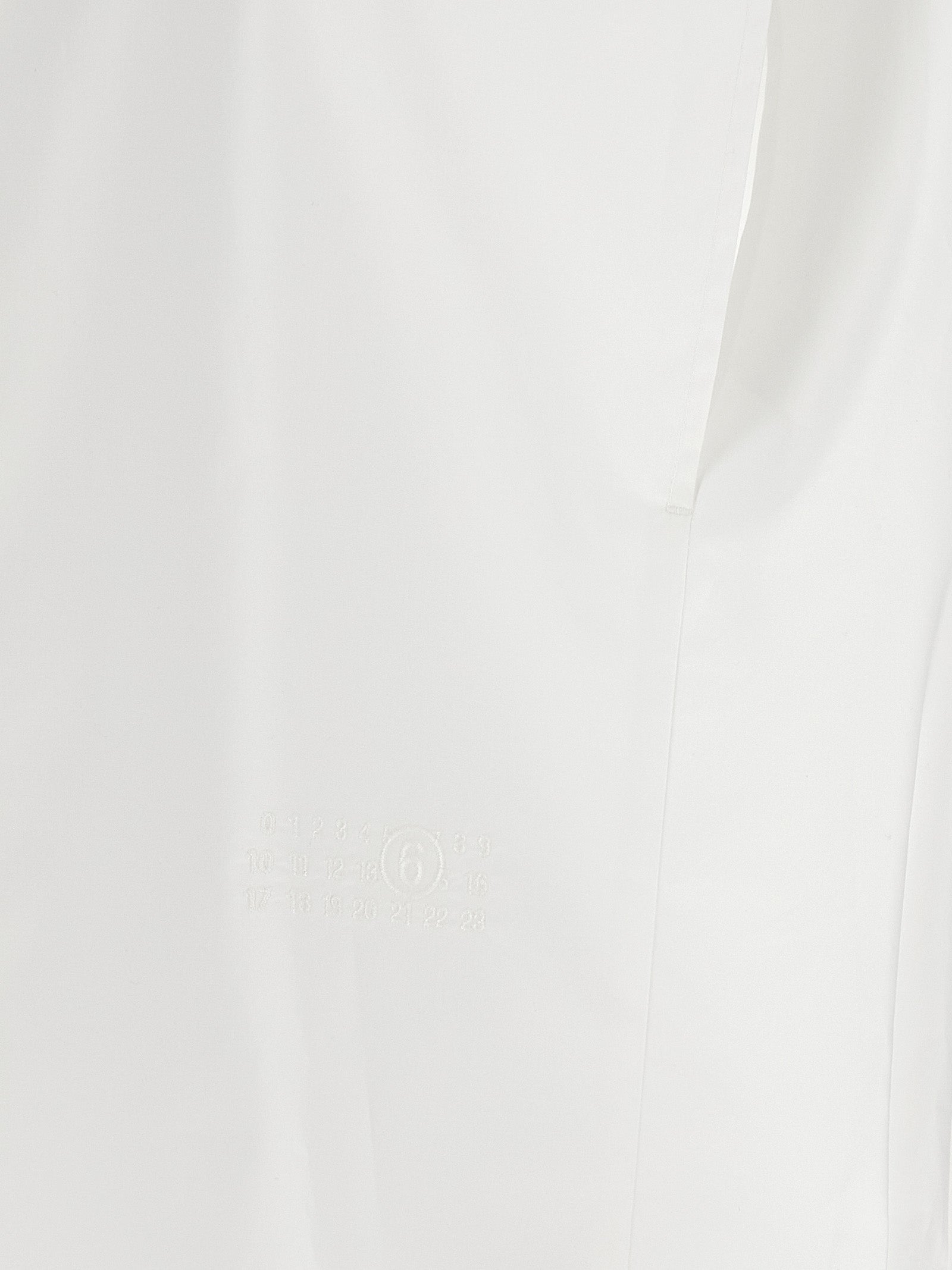 Mm6 Maison Margiela Embroidery Shirt — Women’s White Shirt