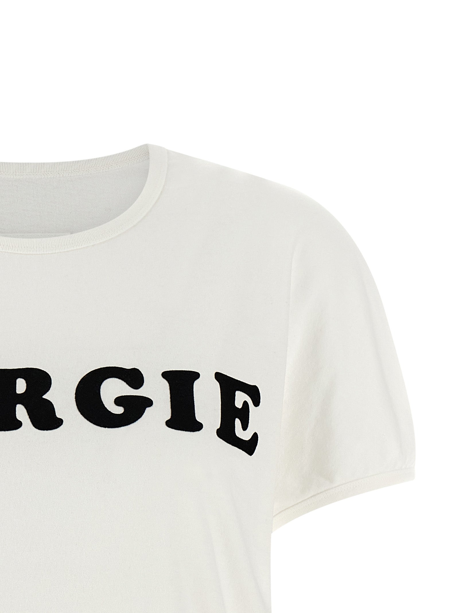 Mm6 Maison Margiela Arc Print T-Shirt — Women's Topwear