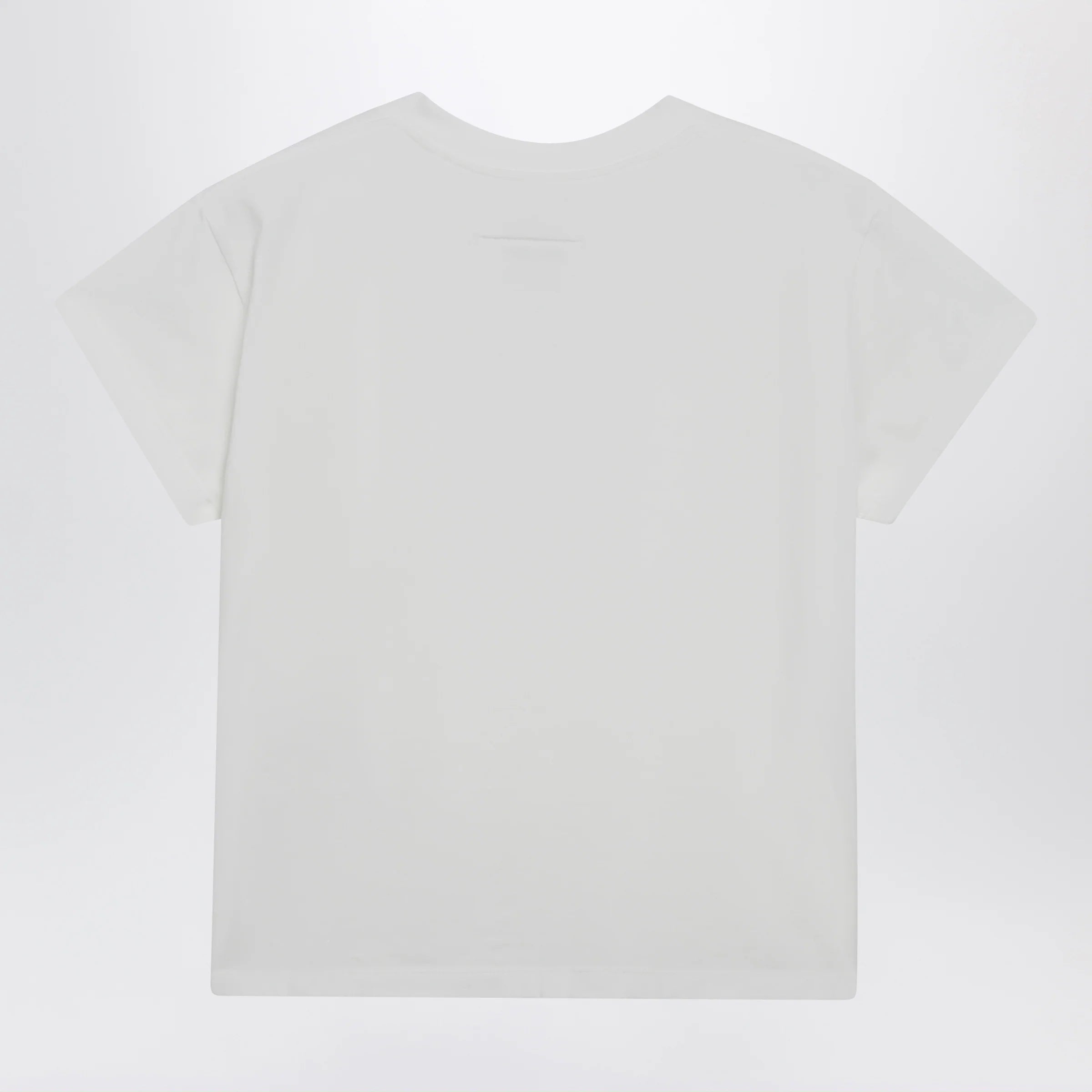 MM6 Maison Margiela Off-white cotton jersey T-shirt with numeric embroidery
