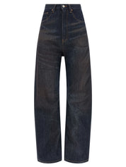 Mm6 Maison Margiela Jeans — High‑Waist 5‑Pocket Blue