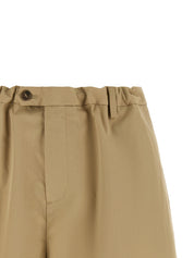 Mm6 Maison Margiela White Stitch Line Shorts