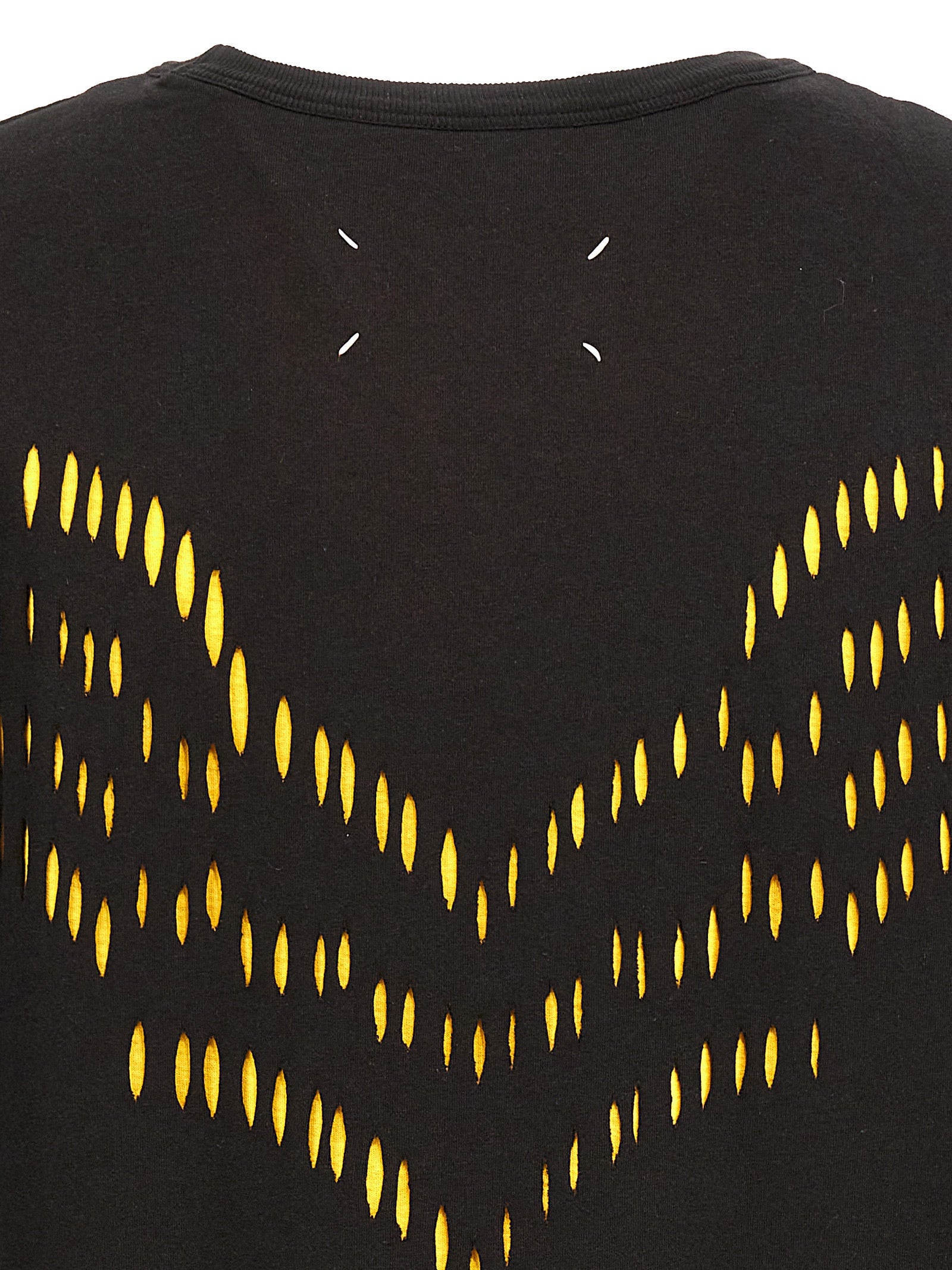 Maison Margiela Double Layer T‑shirt for Men — Yellow